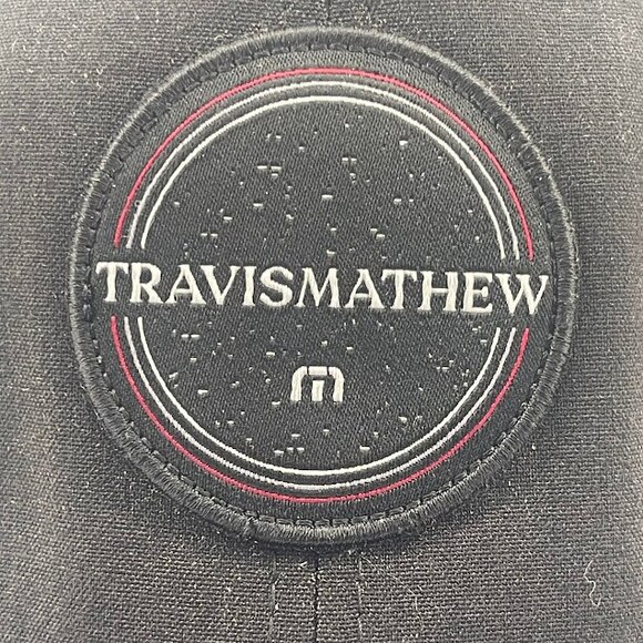 TravisMathew Flexfit Hat Baseball Cap Fitted L-XL‎ Black - Picture 2 of 7
